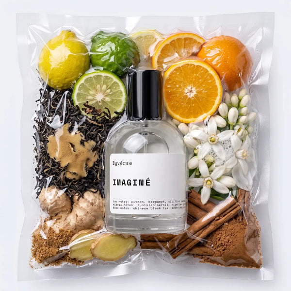 Imagine (Imaginé) Extrait de Parfum bottle – citrus, black pepper and amber woods fragrance